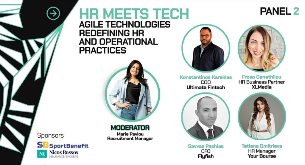 Our 2nd HR PowerBreakfast event at Parklane, a Luxury Collection Resort & Spa, Limassol. Panel 2 - HR Meets TechAgile technologies redefining HR & operational practices.