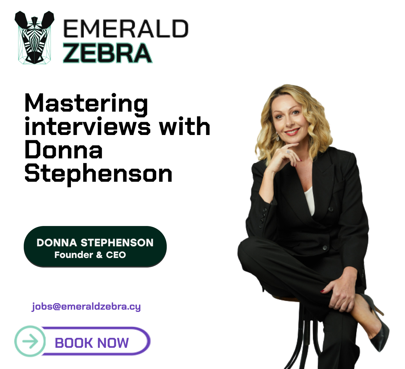 Mastering Interviews with Donna Stephenson - Emerald Zebra Recruitment Cyprus
