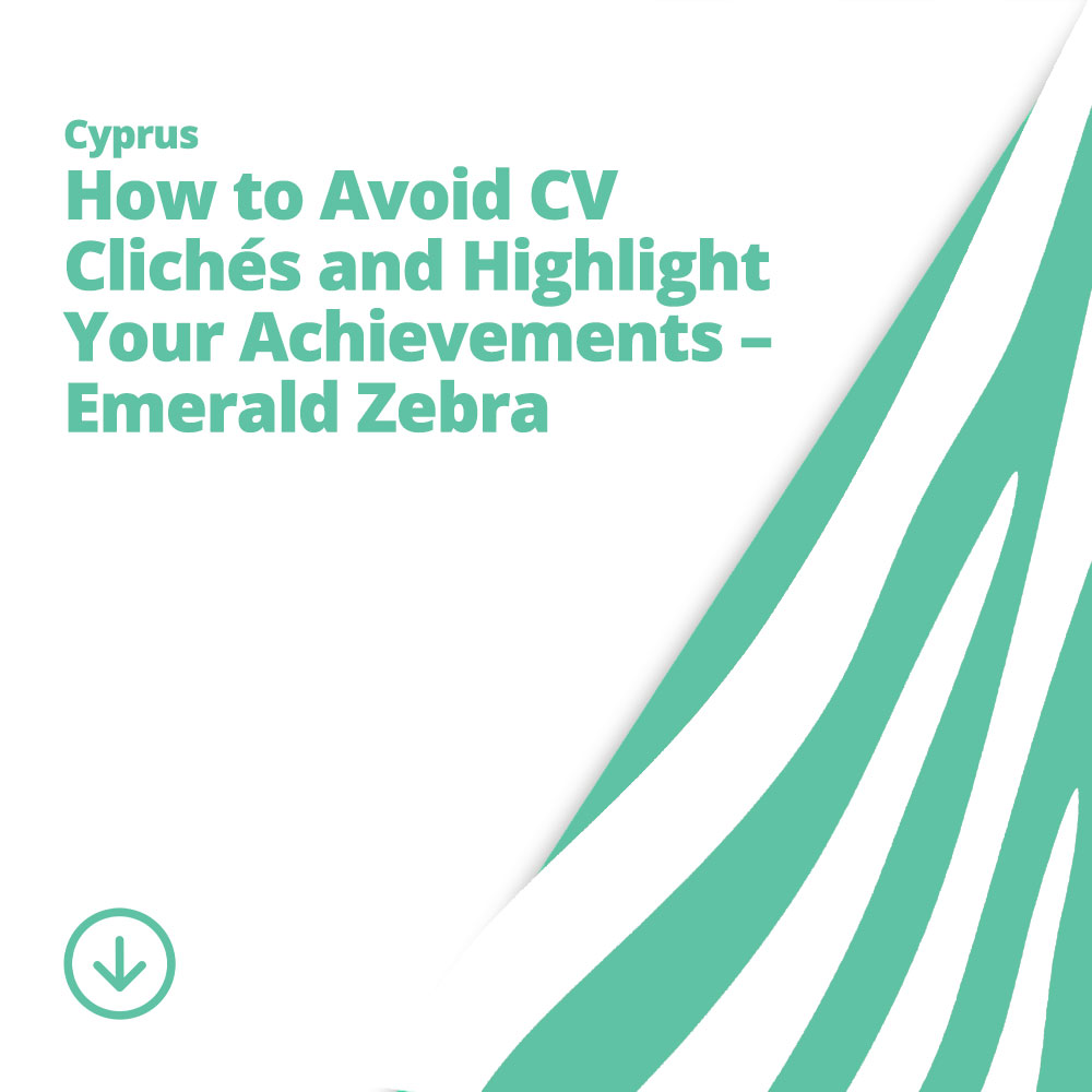 How to Avoid CV Clichés and Highlight Your Achievements – Emerald Zebra