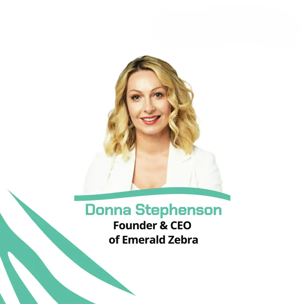 Donna Stephenson founder of Emerald Zebra