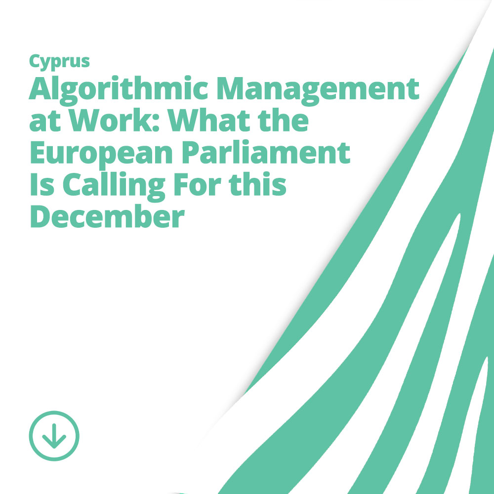 Algorithmic Management at Work: What the European Parliament Is Calling For this December