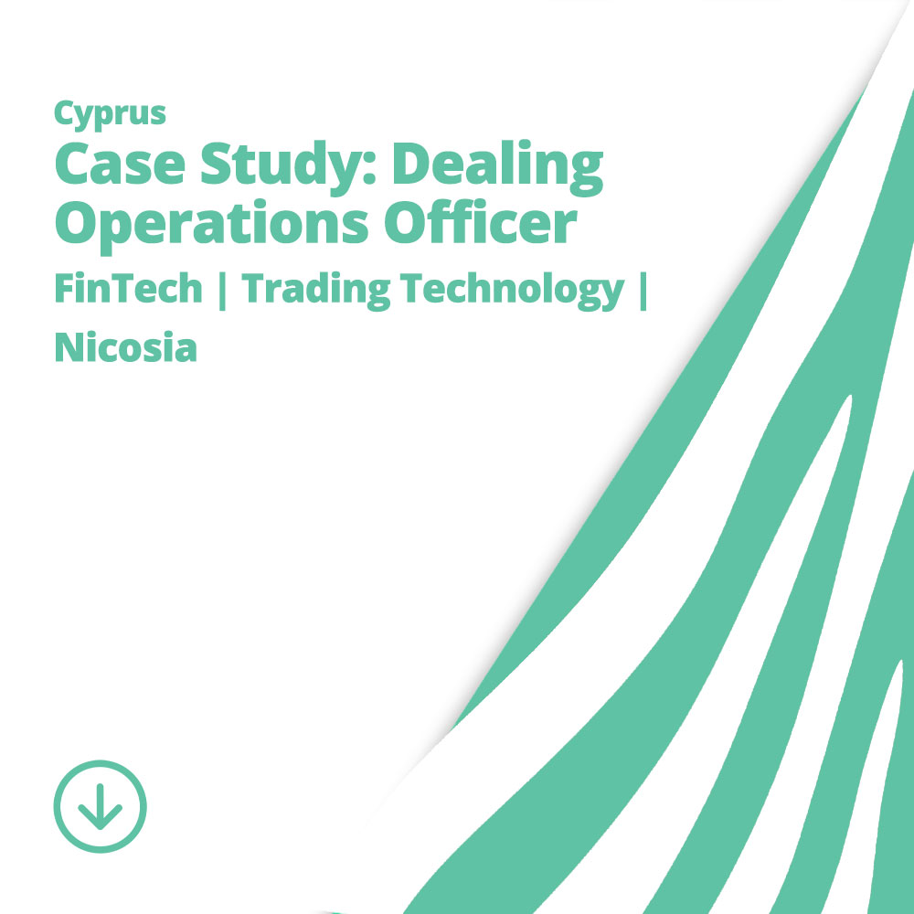 Dealing Operations Officer Placement | FinTech Nicosia