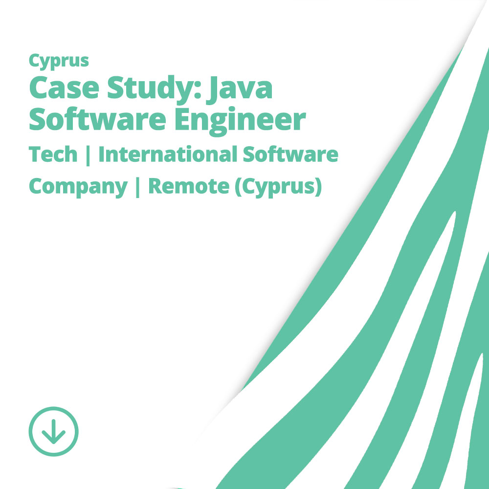 Java Software Engineer Tech | International Software Company | Remote (Cyprus)